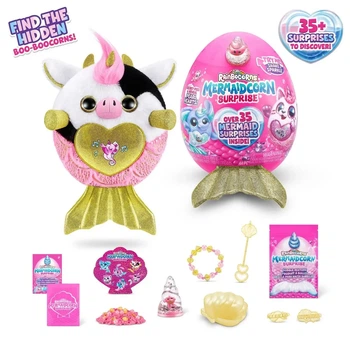Мягкая игрушка сюрприз Rainbocorns Mermaidcorn Zuru в яйце с аксессуарами
