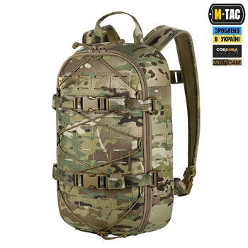 Рюкзак тактичний M-Tac Sturm з ергономічними лямками Elite Gen.II 15L, MultiCam
