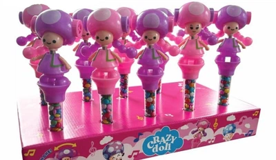 Набір Драже ОБАНА Crazy Doll з іграшкою 10 шт 15 г упаковка (521187) асорті