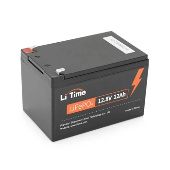 Акумуляторна батарея Li-TIME LiFePO4 12.8V 12Ач 154Wh,(12/12A) F2, 151*98*95mm (UG-38925)