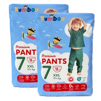 Трусики Kuniboo Premium 7 XXL (17+кг), 32 шт