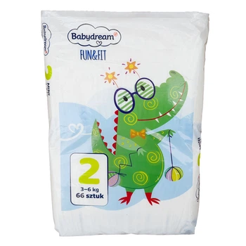Підгузки Babydream Fun Fit 2 Mini (3 - 6 кг), 66 шт