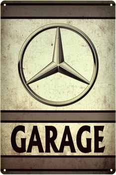 Металева табличка "Mercedes-Benz Garage" (ms-105017)