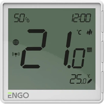 Кімнатний термостат Engo Controls Eone-230W Wi-Fi Білий (5904665764138)