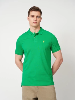 Поло длинное мужское Polo Ralph Lauren 11713 L Зеленое (smt2000000044422)
