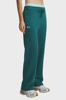 Жіночі зелені спортивні штани UA Rival Flc Straight Pants Under Armour XS 1381847-338