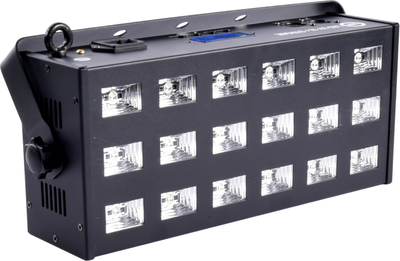 Сценічний прожектор Light4Me LED UV 18x3W прожектор + стробоскоп DMX (5907780148142)