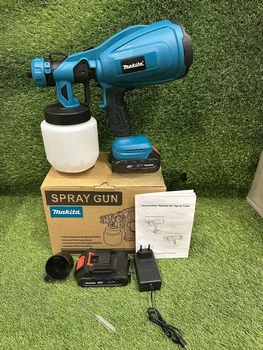 Акумуляторний фарборозпилювач Makita JK-SG1 Фарбопульт Макіта з регулюванням ширини розпилювання та 2 АКБ 48V/6Ah