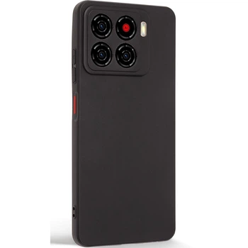 Чохол Fiji Style для ZTE Blade A56 силікон бампер із захистом блоку камер чорний