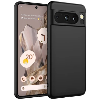 Чехол Fiji Style для Google Pixel 8 Pro силикон бампер с защитой блока камер черный