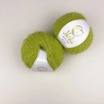 Пряжа пухнаста Avanti Yarn Norka 100г Норка фісташка (№897)