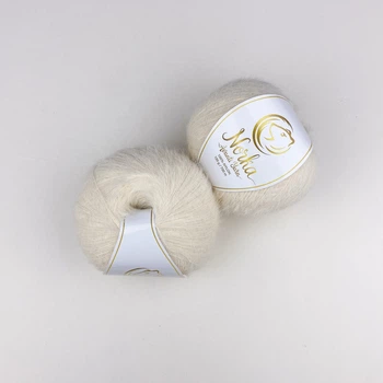 Пряжа пухнаста Avanti Yarn Norka 100г Норка молоко (№828)