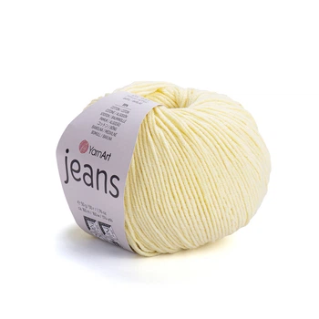 Пряжа YarnArt Jeans для в'язання 50г лимон (№67)