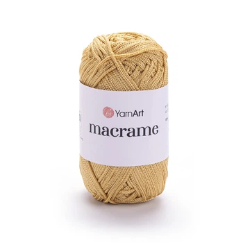 Пряжа поліестер YarnArt Macrame 2 мм 90г гірчиця (№155)