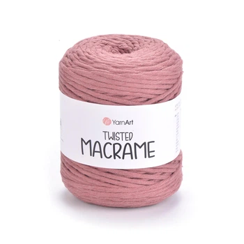 Шпагат для макраме YarnArt twisted 4мм 500г троянда (№792)