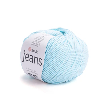Пряжа YarnArt Jeans для в'язання 50г бліда бірюза (№76)