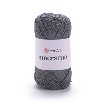 Пряжа поліестер YarnArt Macrame 2 мм 90г сіра (№159)