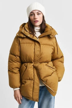 Жіночий гірчичний пуховик MID LENGTH DOWN JACKET Gant S 4700347