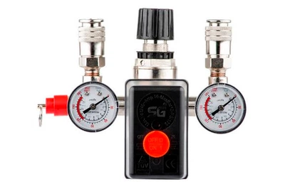 Прессостат в сборе Intertool 220В x 2 выхода (PT-9094)
