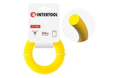 Ліска для тримера Intertool 2.4мм x 15м круг (DT-2303)