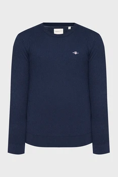 Чоловічий темно-синій джемпер TEXTURED Gant M 8030255