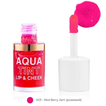 Жидкая помада для губ TopFace "Aqua Tint Lip&Cheek" PT215 [03 - Red Berry Jam] (10 мл)