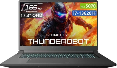Ігровий ноутбук Thunderobot Storm 17 17.3" QHD 165Hz, Intel i7-13620H, 32GB, 1TB, RTX 5070 8GB, Windows 11 Home (1NLYA000321)