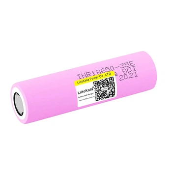 Аккумулятор LiitoKala 35E, 3500mAh (3.7V 25А) INR, 18650, высокотоковый, Purple