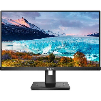 Монітор TFT 23.8" Philips 242S1AE, IPS, VGA, DVI-D, DP, HDMI, pivot, колонки, чорний