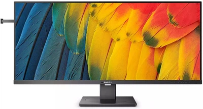 Монитор TFT 40" Philips 40B1U5600, WQHD, IPS, 100 Гц, HDMI, DP, USB-C, USB-hub, HAS, колонки, черный