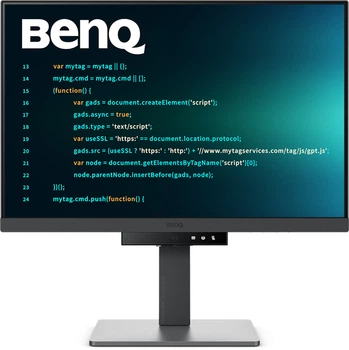 Монитор TFT 24.1" BenQ RD240Q, WQXGA, 16:10, USB-C, HDMI, DP, HAS, Pivot, колонки, темно-серый