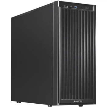 Корпус Chieftec UNI BW-01B-OP, без Блок живлення, 1x USB Type C, 1 x USB3.0, ATX, Чорний