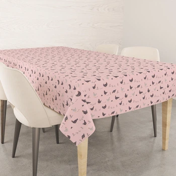 Серветка Home Line 120103550 120х150 Полупанама; Бавовна Рожевий