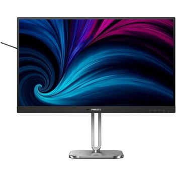 Монитор TFT 27" Philips 27B2N4500, QHD IPS,120Hz, 2xHDMI, DP, USB-hub, HAS, Pivot, кол., темно-серый