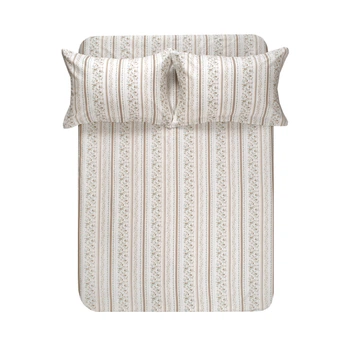 Простирадло на резинці з наволочками Lotus Home - Agrina 160x200x25+50x70 (2)