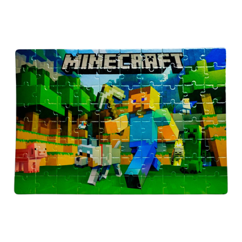Пазл Майнкрафт (Minecraft) А4 80 елементів