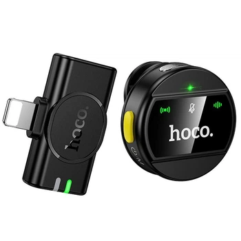 Петличный беспроводной микрофон Hoco L21 Charm Lightning