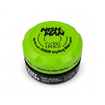 Матова глина для укладання волосся Nishman Matte Clay Hair Styling Wax M2 150 мл (NMN-126-M2)