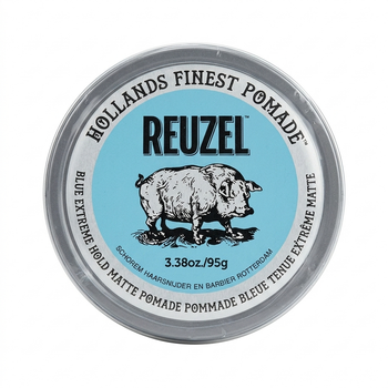 Матова помада для укладання волосся Reuzel Blue Extreme Hold Matte Pomade, 95 г