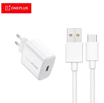 Мережевий зарядний пристрій OnePlus SuperVOOC 65W OEM (з кабелем 1м)
