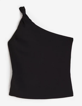 Топ H&M Ж1125436 (11831527) колір чорний XL