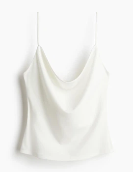 Майка H&M Ж1125486 (12411060) колір білий (Ж1125486 - 222582)