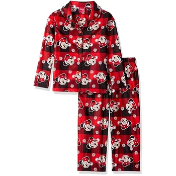 Дитяча тепла піжама для дівчинки Disney Mickey Mouse Christmas 98-104 см (3-4 роки)