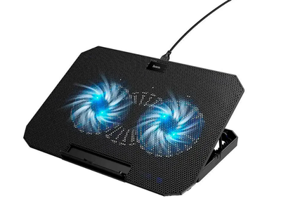 Подставка для ноутбука с охлаждением Hoco GA4 black