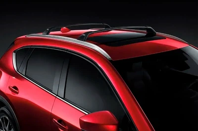 Поперечины багажника на интегрированные рейлинги HARMS (2 шт) Черный для Mazda CX-5 2017- гг