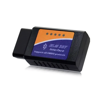 Сканер адаптер диагностический v1.5 с подключением по Bluetooth переключателем чипом 25k80 работой на Android (483388-Prob) Черный