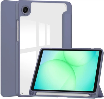 Чохол для планшета BeCover Soft Edge TPU для Samsung Galaxy Tab A11 SM-X133/X135 8.7" з кріпленням для стилуса Purple (BC_715564)