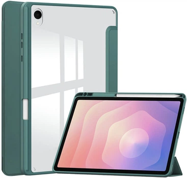Чехол для планшета BeCover Soft Edge TPU для Samsung Galaxy Tab S11 (SM-X730/X736) 11" с креплением для стилуса Dark Green (BC_715577)