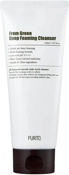 Пінка для вмивання з центелою та зеленим чаєм Purito From Green Deep Foaming Cleanser, 150 мл