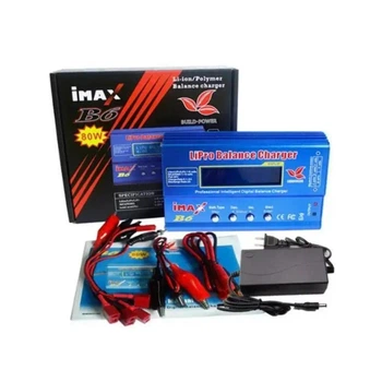 Інтелектуальний зарядний пристрій Imax B6 80W з блоком живлення 6А для FPV дронів та RC моделей (Балансир LiPo/Li-ion/LiFe)